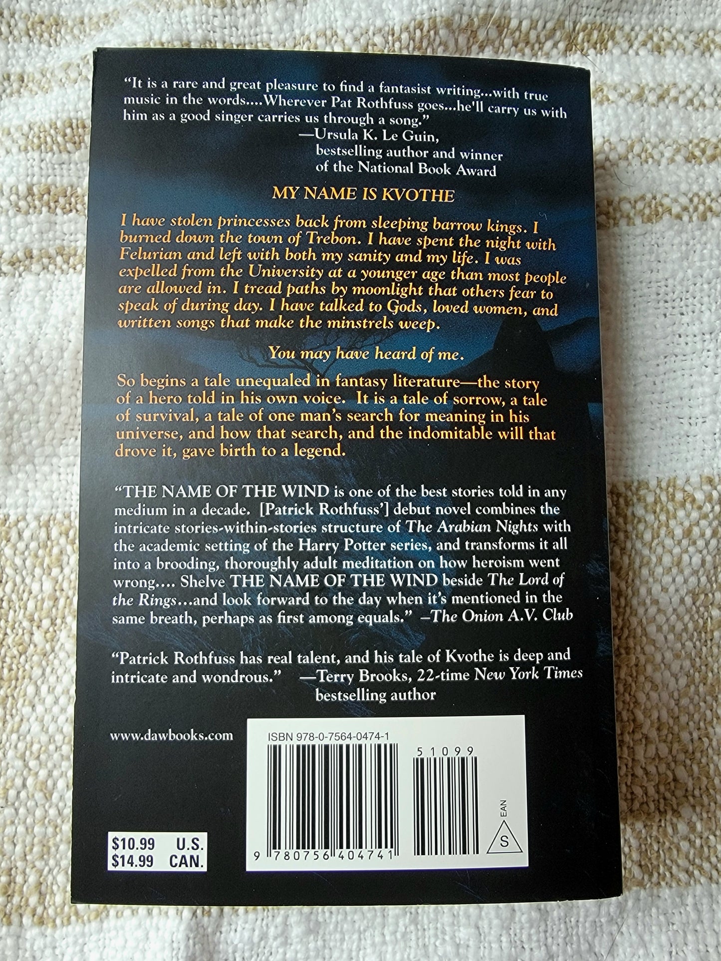 The Name of the Wind by Patrick Rothfuss