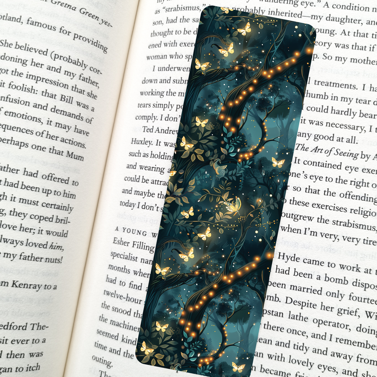 Enchanted Forest Soft Matte Laminated Bookmark