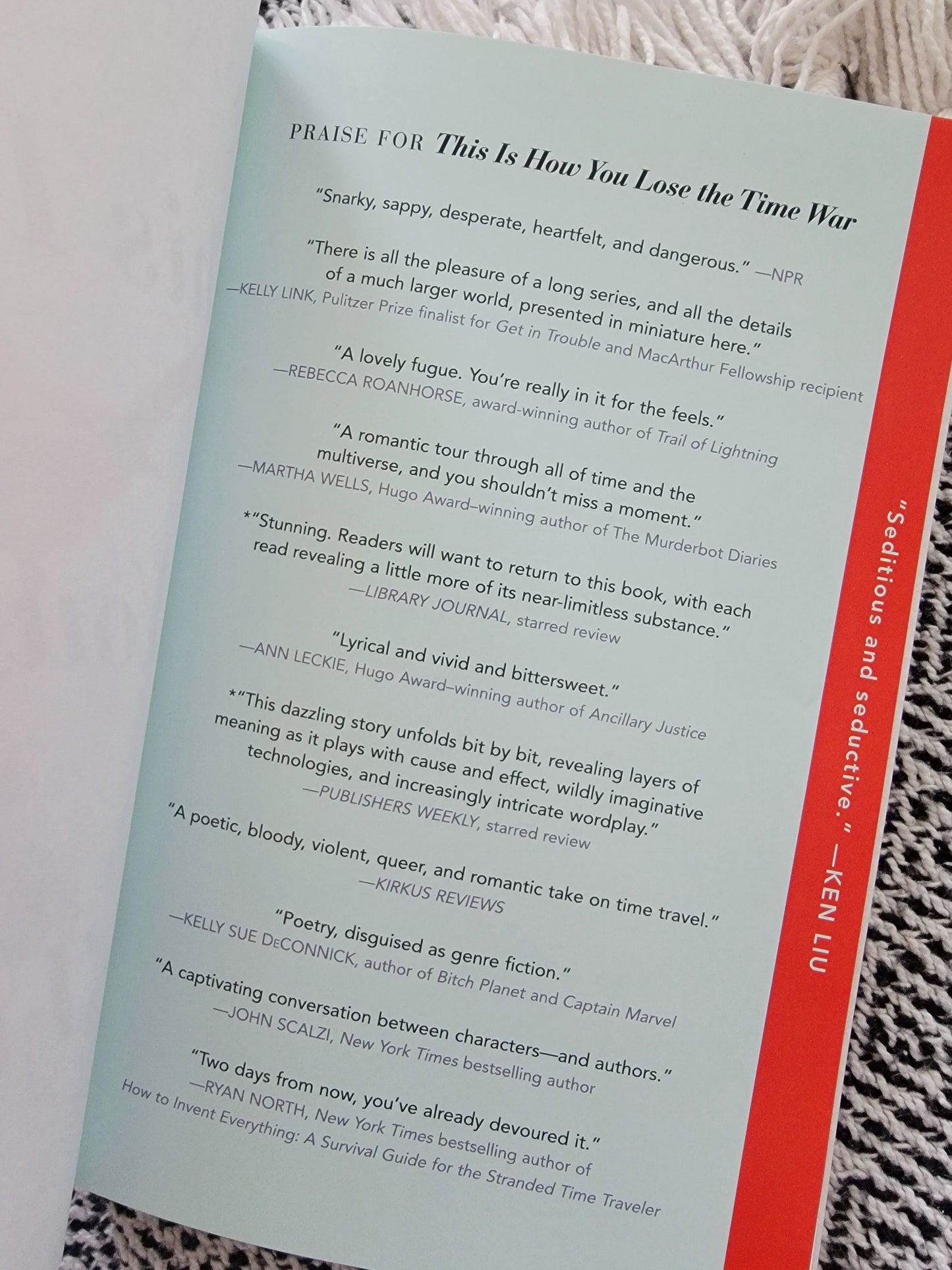 This Is How You Lose the Time War by Amal El-Mohtar
