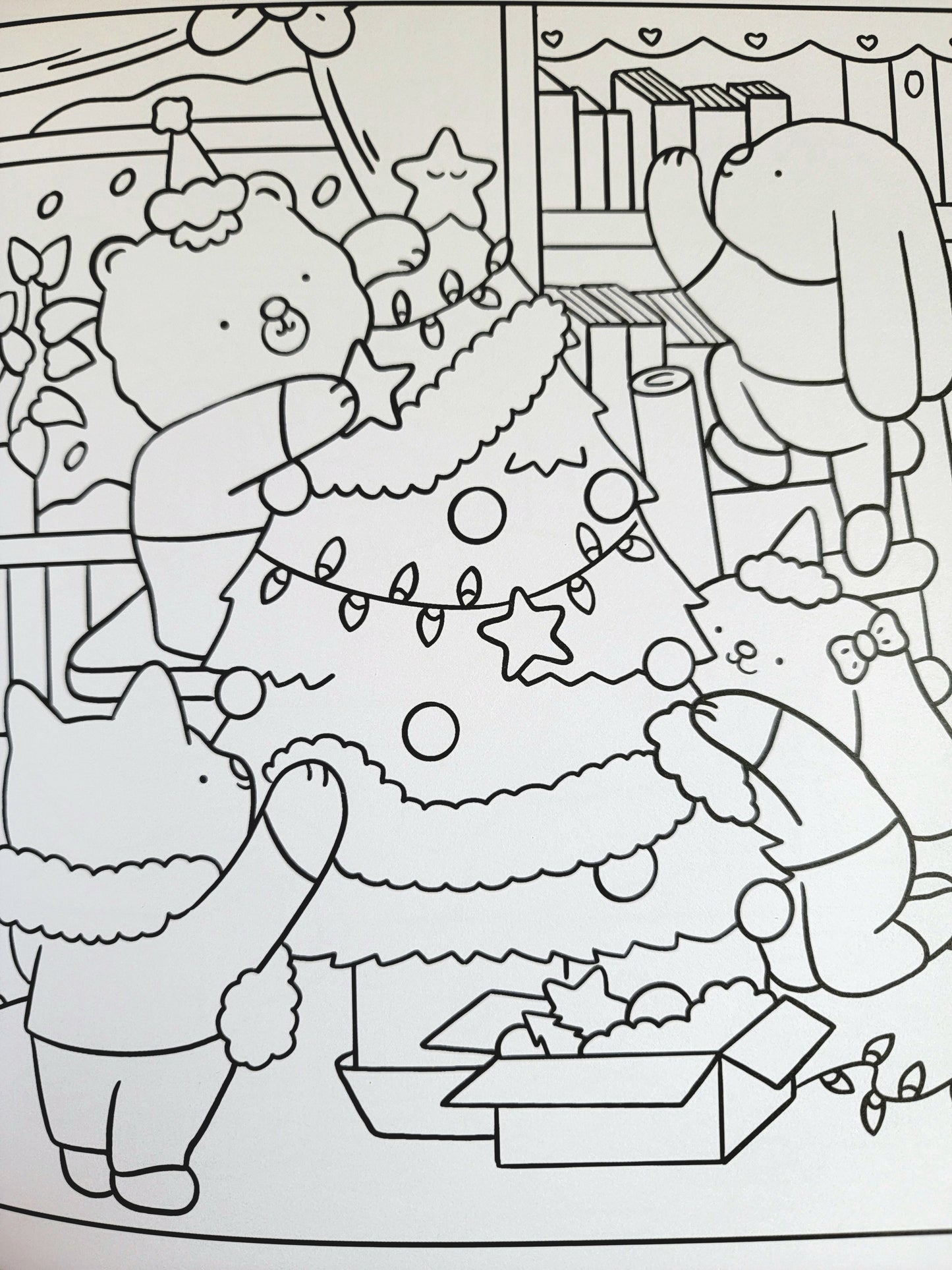 Snuggly Christmas - Coloring Book