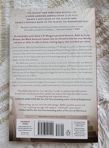 The Personal Librarian by Marie Benedict and Victoria Christopher Murray