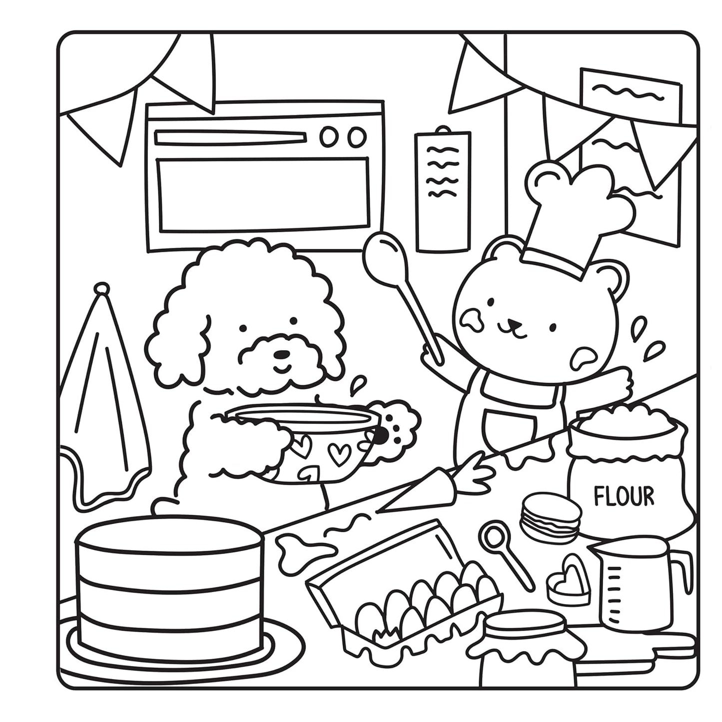 Cozy and Calm - Coloring Book