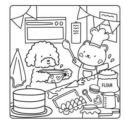 Cozy and Calm - Coloring Book