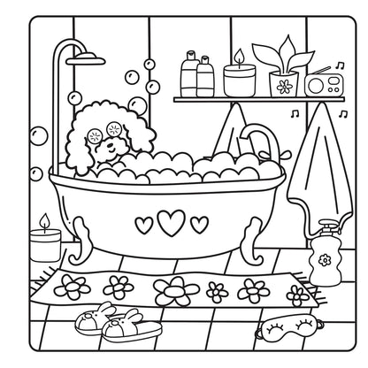 Cozy and Calm - Coloring Book