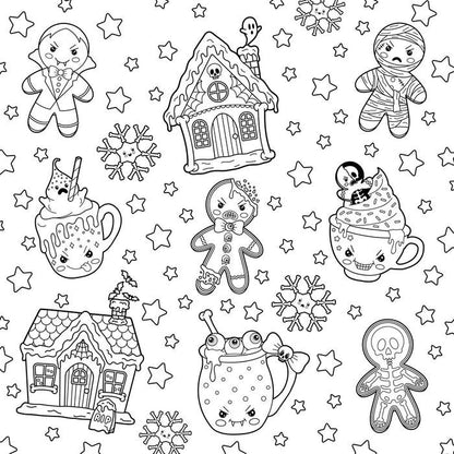 The Creepy Cute Goth Coloring Book