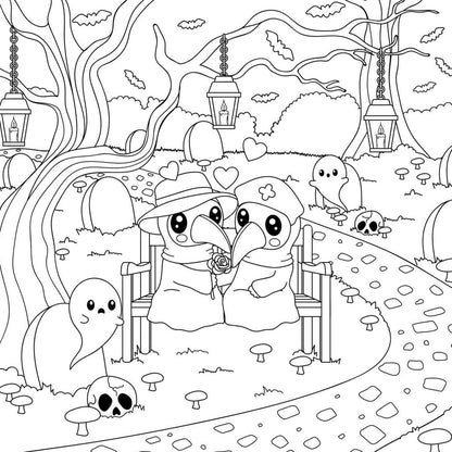 The Creepy Cute Love Coloring Book