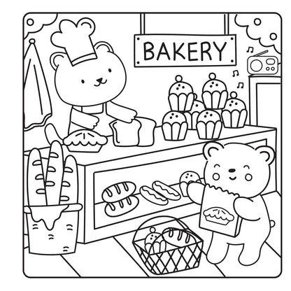 Happy Street - Coloring Book