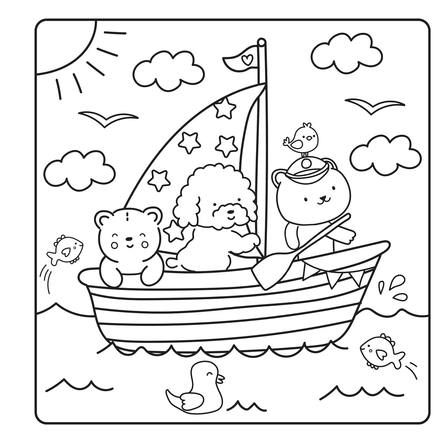 Happy Street - Coloring Book