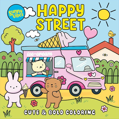 Happy Street - Coloring Book